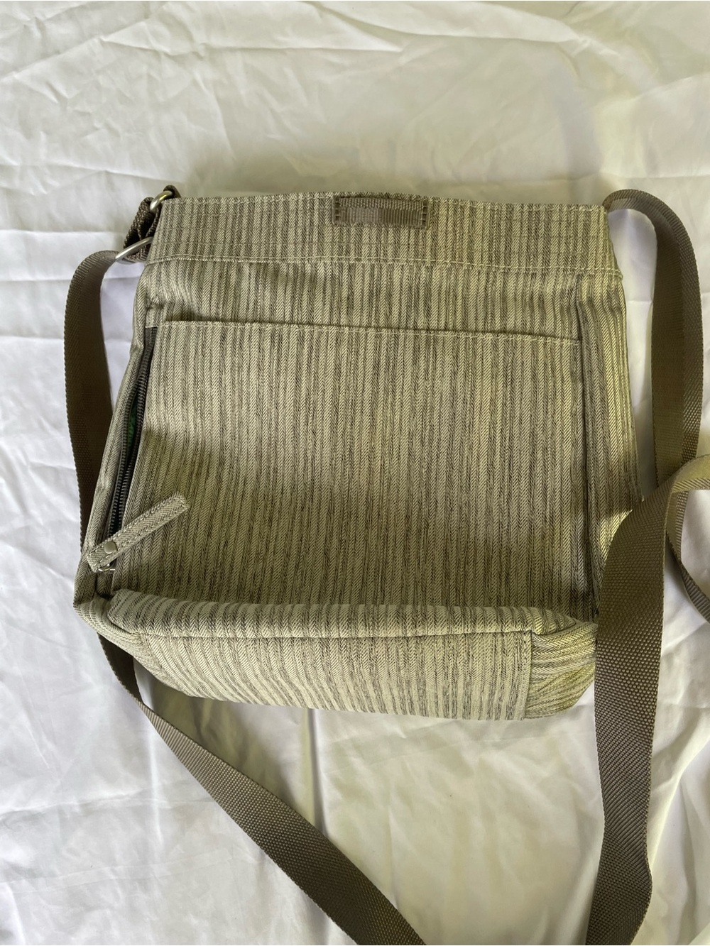 Gray/Cream Cargo Pocket Bag - Picture 5 of 5